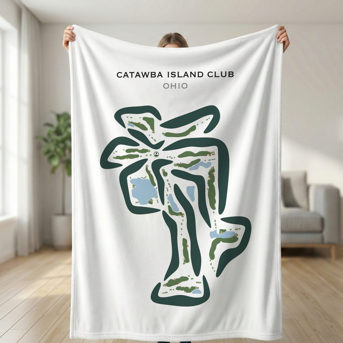 Catawba Island Club, Ohio - Printed Golf Courses