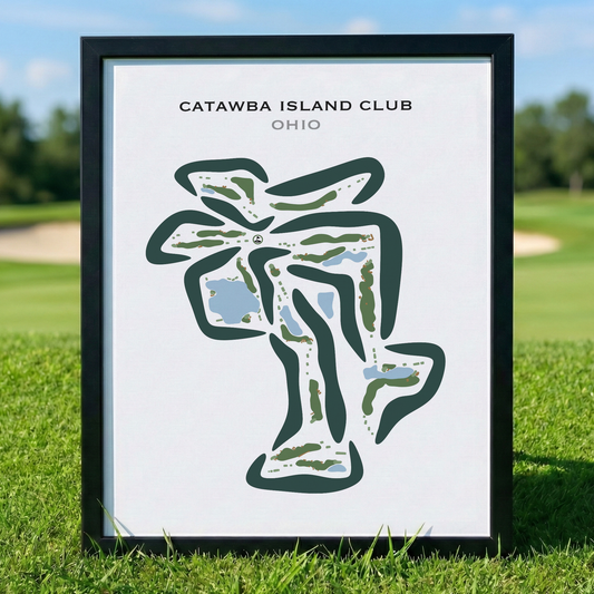 Catawba Island Club, Ohio - Printed Golf Courses