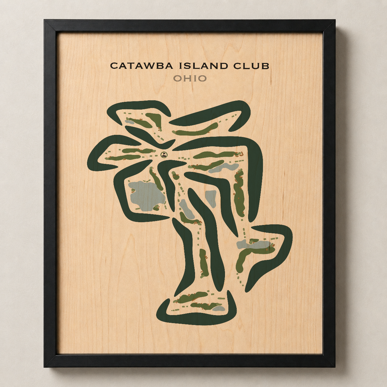 Catawba Island Club, Ohio - Printed Golf Courses