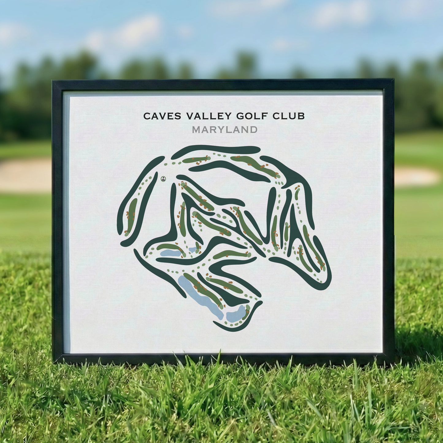 Caves Valley Golf Club, Maryland - Printed Golf Courses