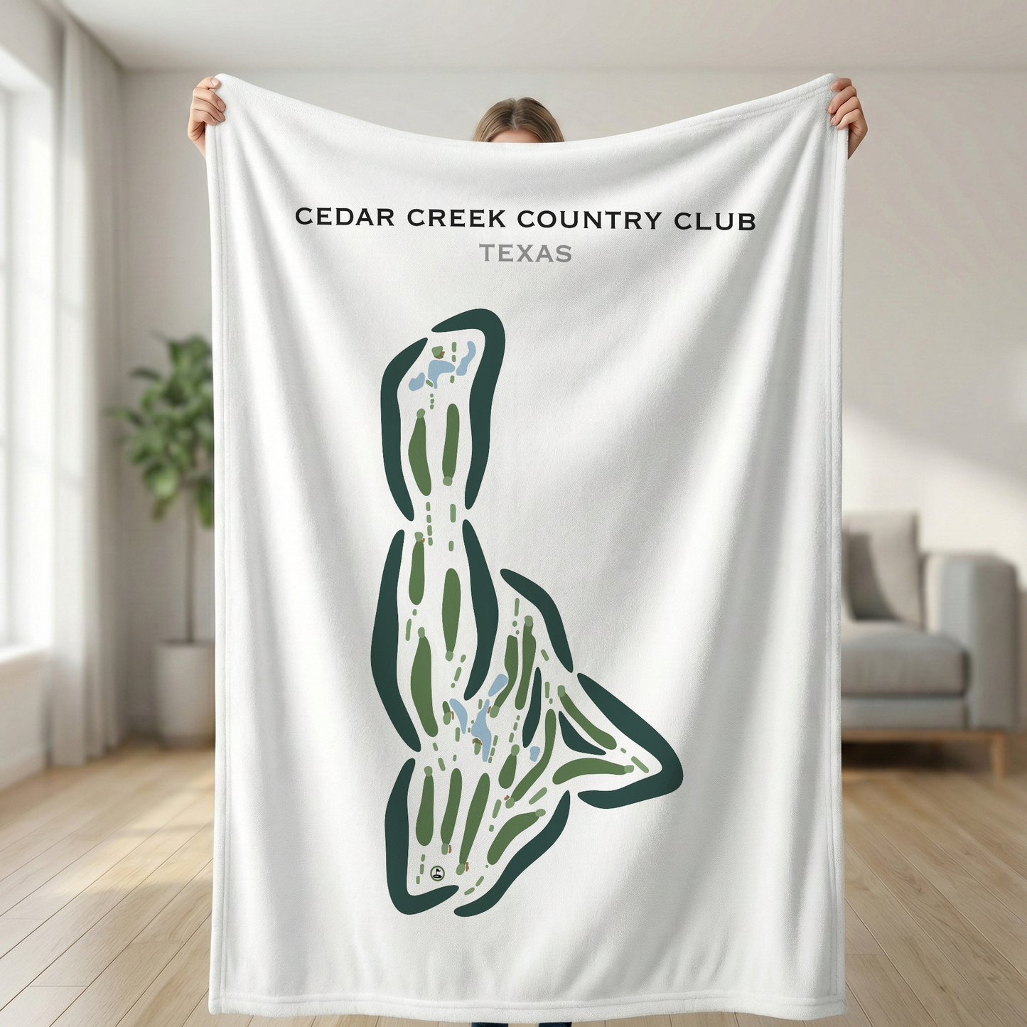 Cedar Creek Country Club, Texas - Printed Golf Courses