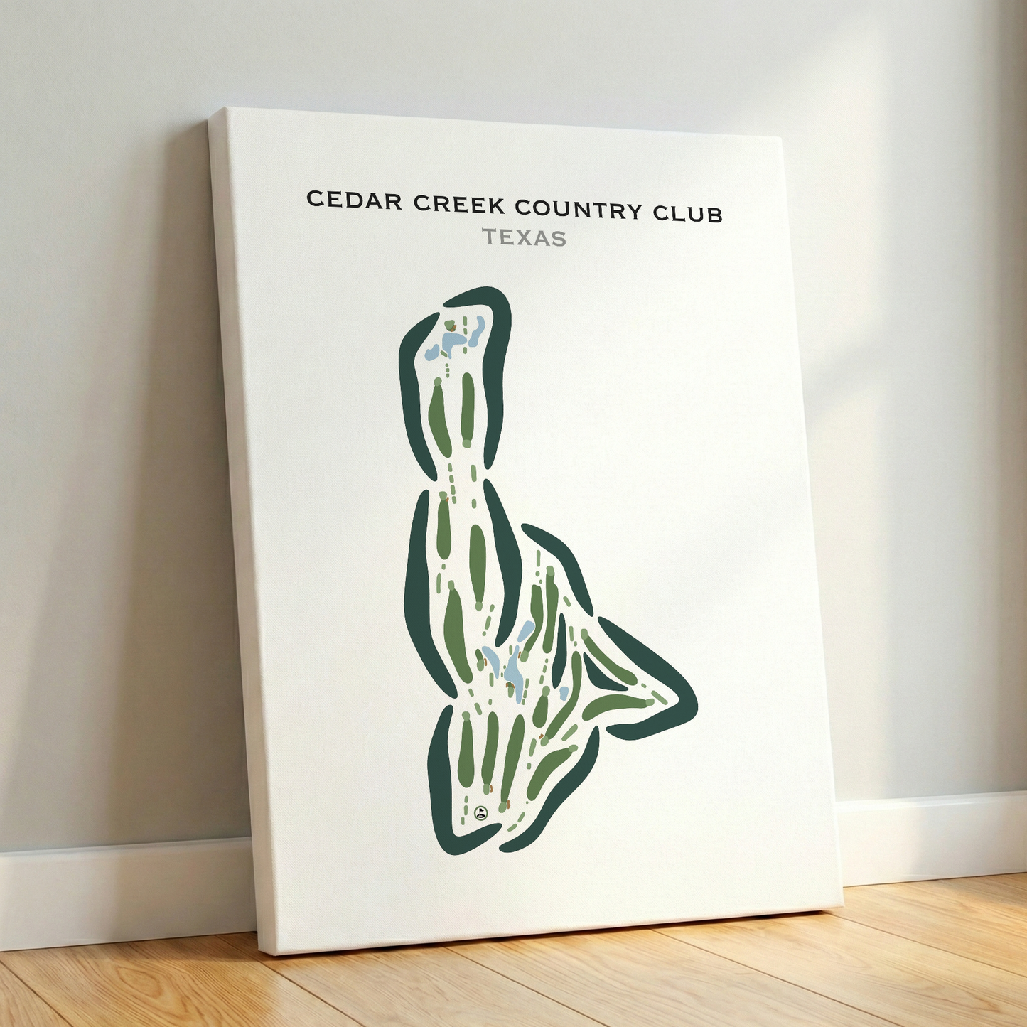 Cedar Creek Country Club, Texas - Printed Golf Courses