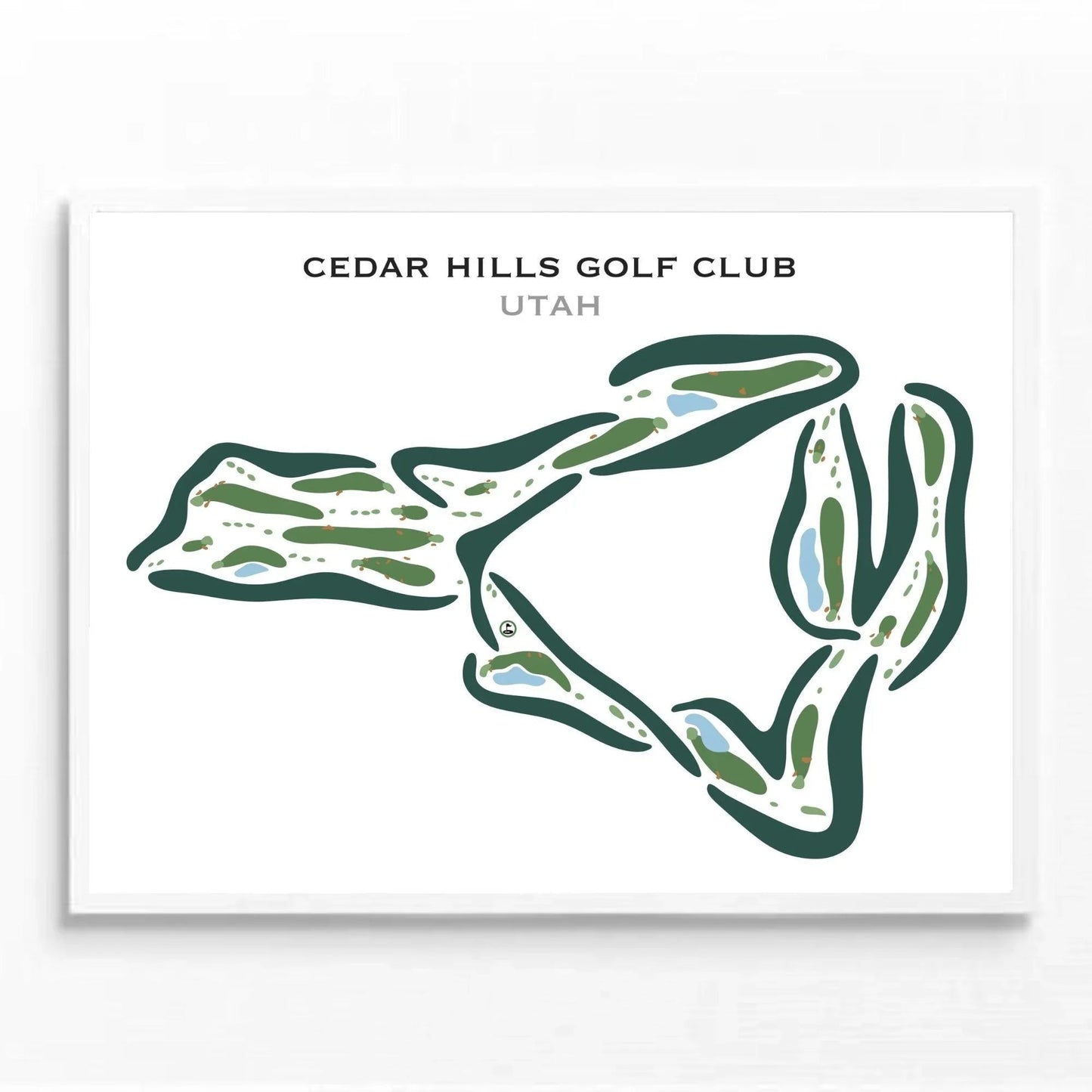 Cedar Hills Golf Course, Cedar Hills Utah - Printed Golf Courses