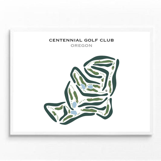 Centennial Golf Club, Oregon - Printed Golf Courses