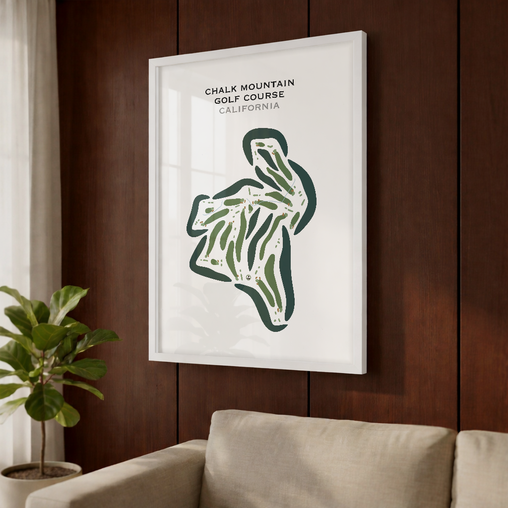 Chalk Mountain Golf Course, California - Printed Golf Courses