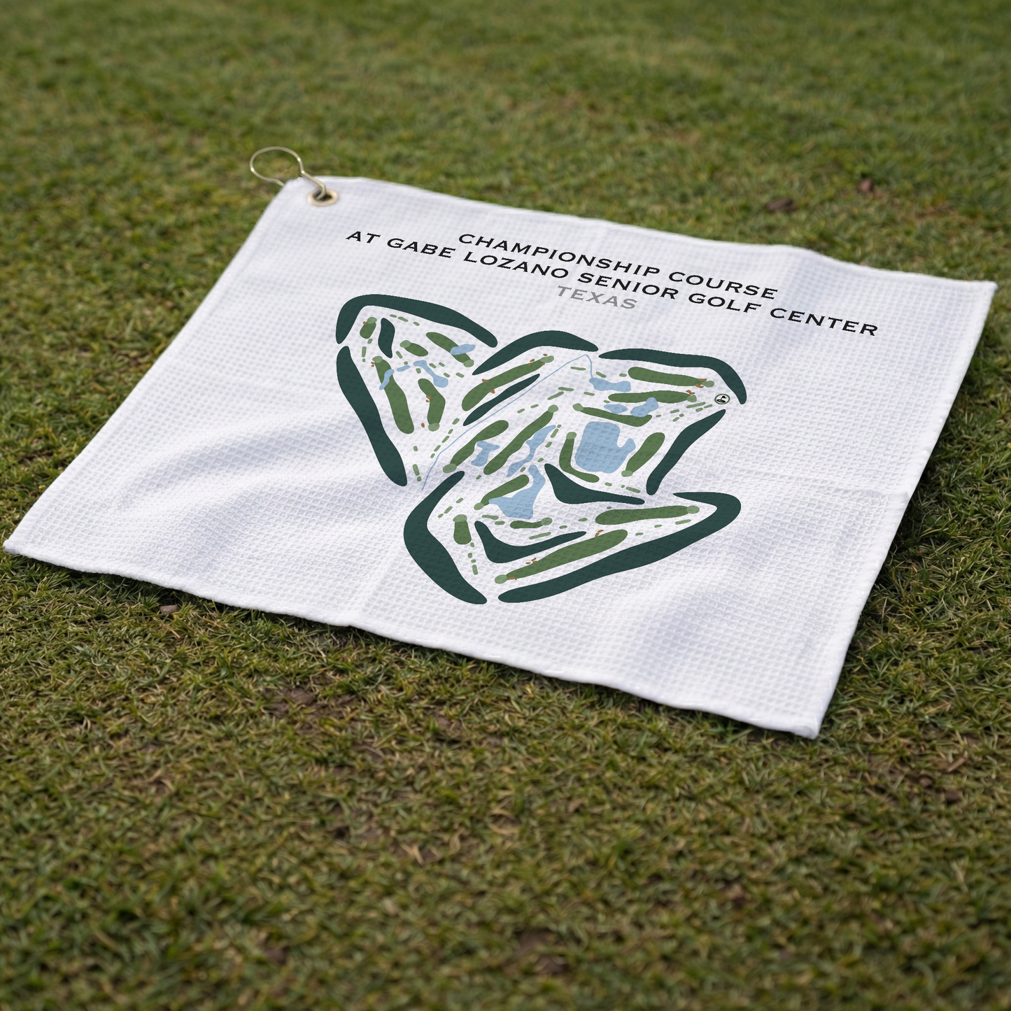 Championship Course at Gabe Lozano Senior Golf Center, Texas - Printed Golf Courses