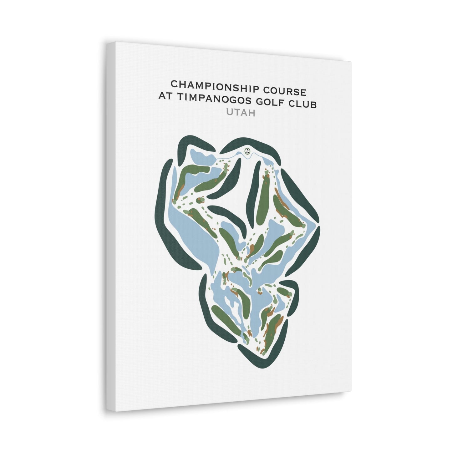 Championship Course at Timpanogos Golf Club, Utah - Printed Golf Courses