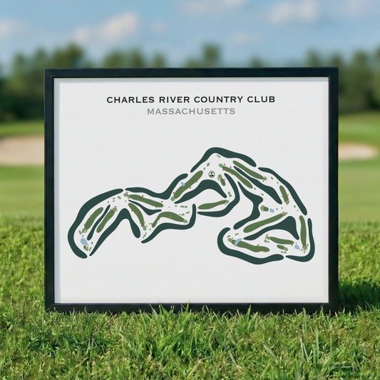 Charles River Country Club, Massachusetts - Printed Golf Courses