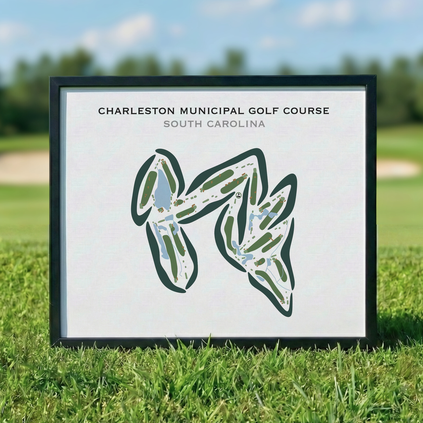 Charleston Municipal Golf Course, South Carolina - Printed Golf Courses