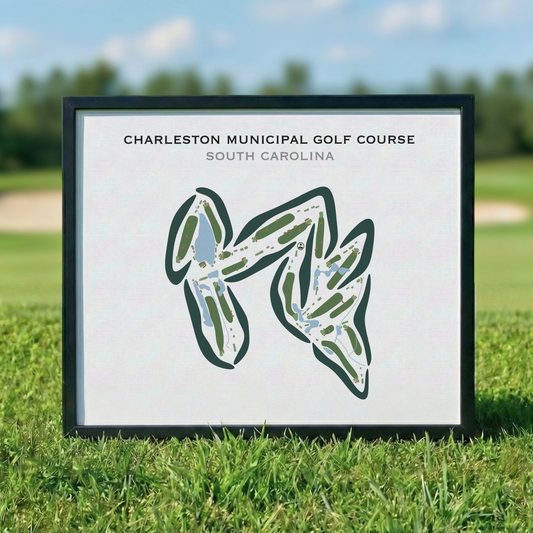 Charleston Municipal Golf Course, South Carolina - Printed Golf Courses