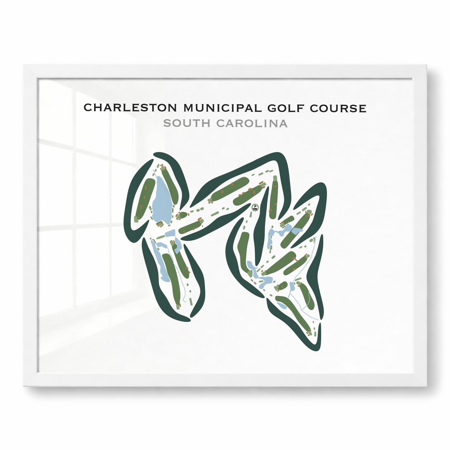 Charleston Municipal Golf Course, South Carolina - Printed Golf Courses