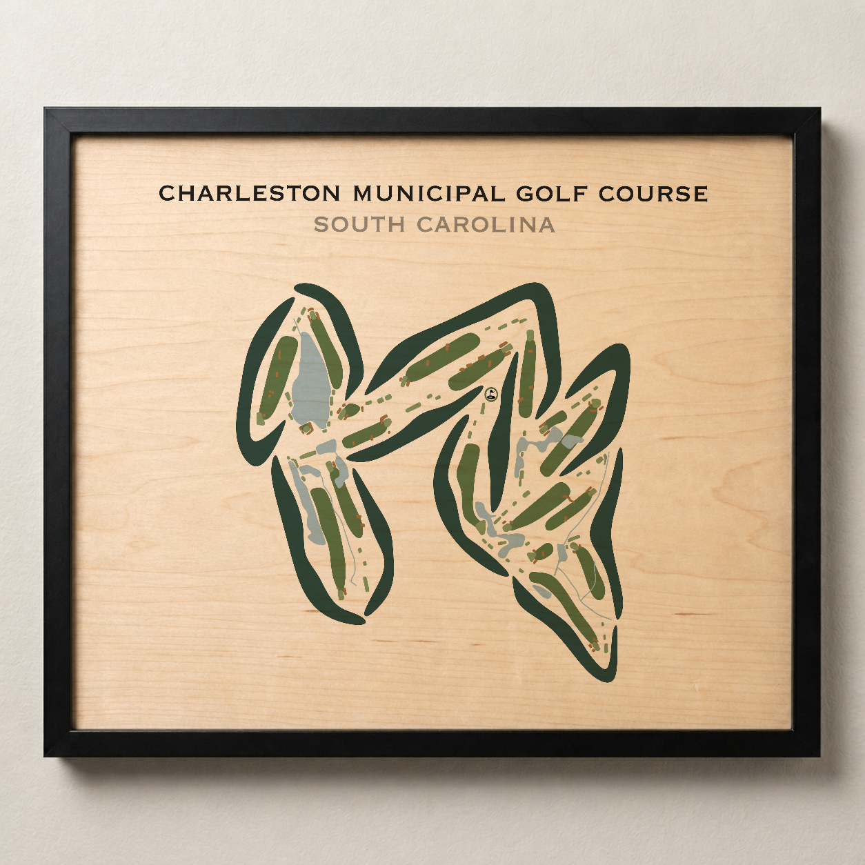 Charleston Municipal Golf Course, South Carolina - Printed Golf Courses