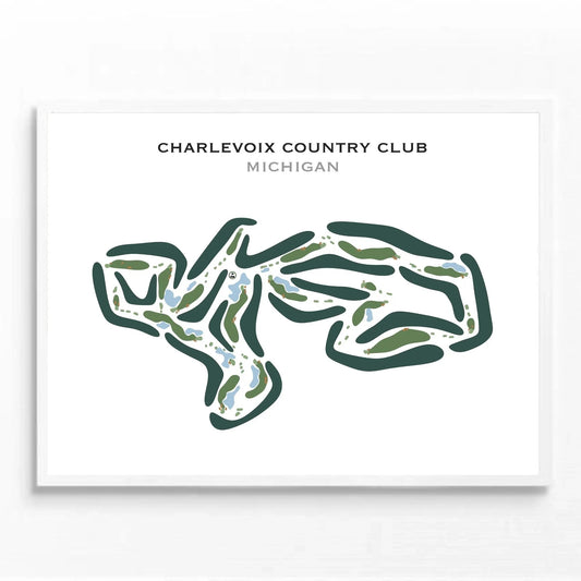 Charlevoix Country Club, Michigan - Printed Golf Courses