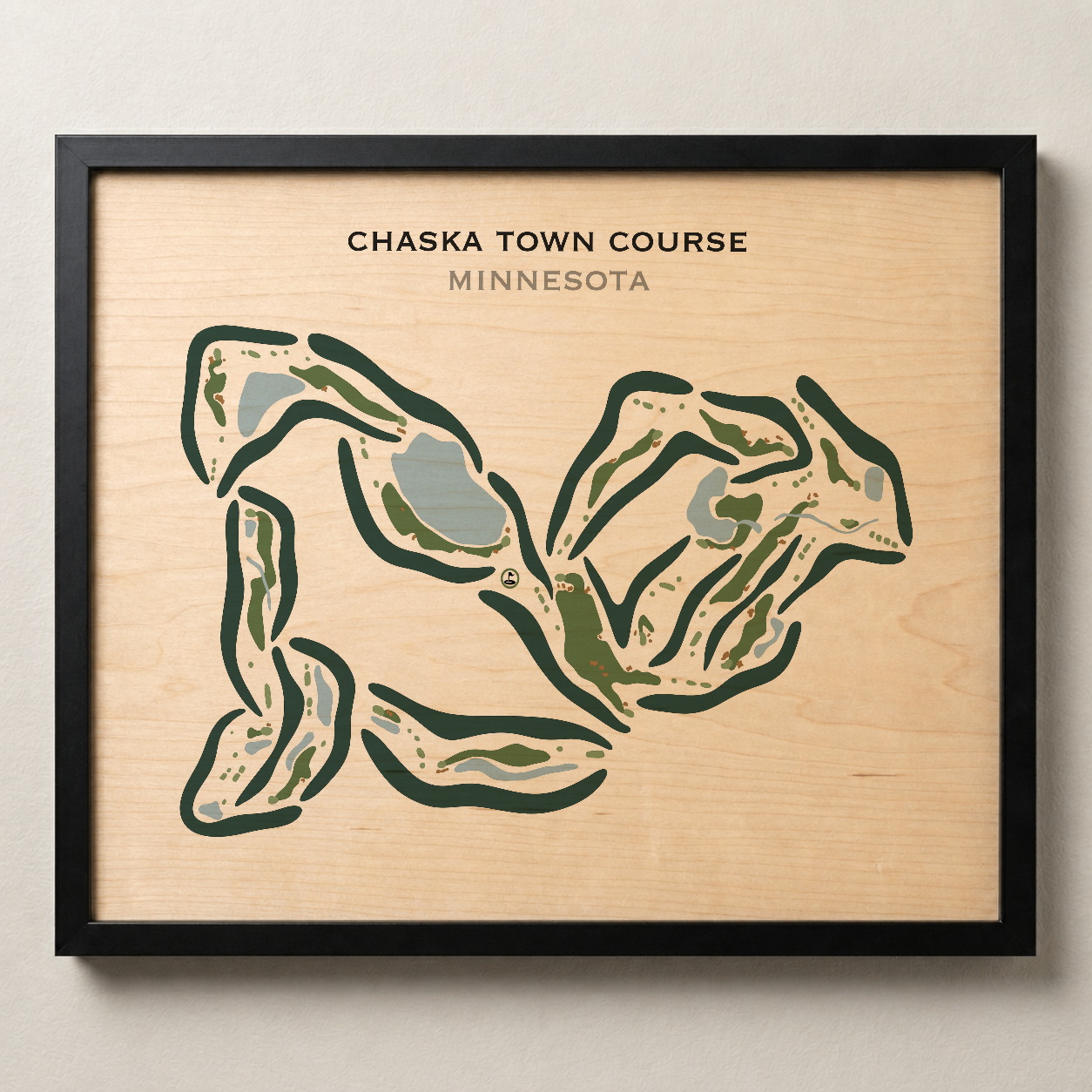 Chaska Town Course, Minnesota - Printed Golf Courses