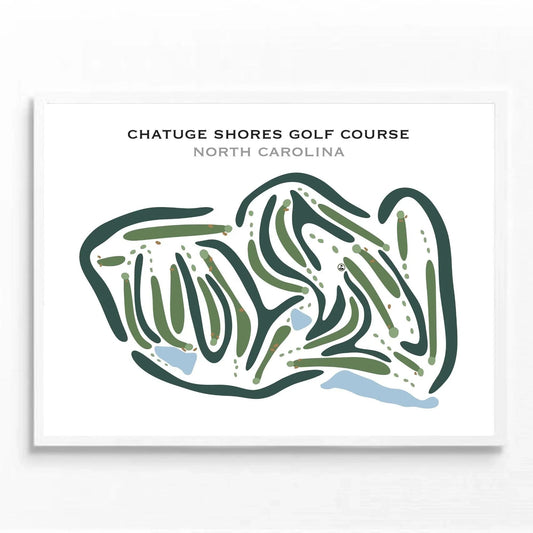 Chatuge Shores Golf Course, North Carolina - Printed Golf Courses