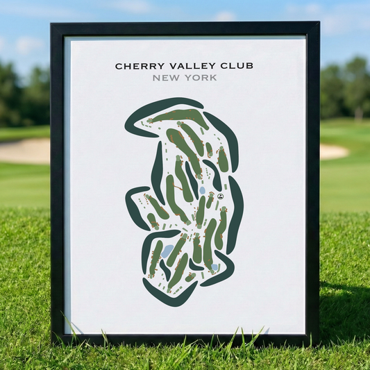 Cherry Valley Club, New York - Printed Golf Course