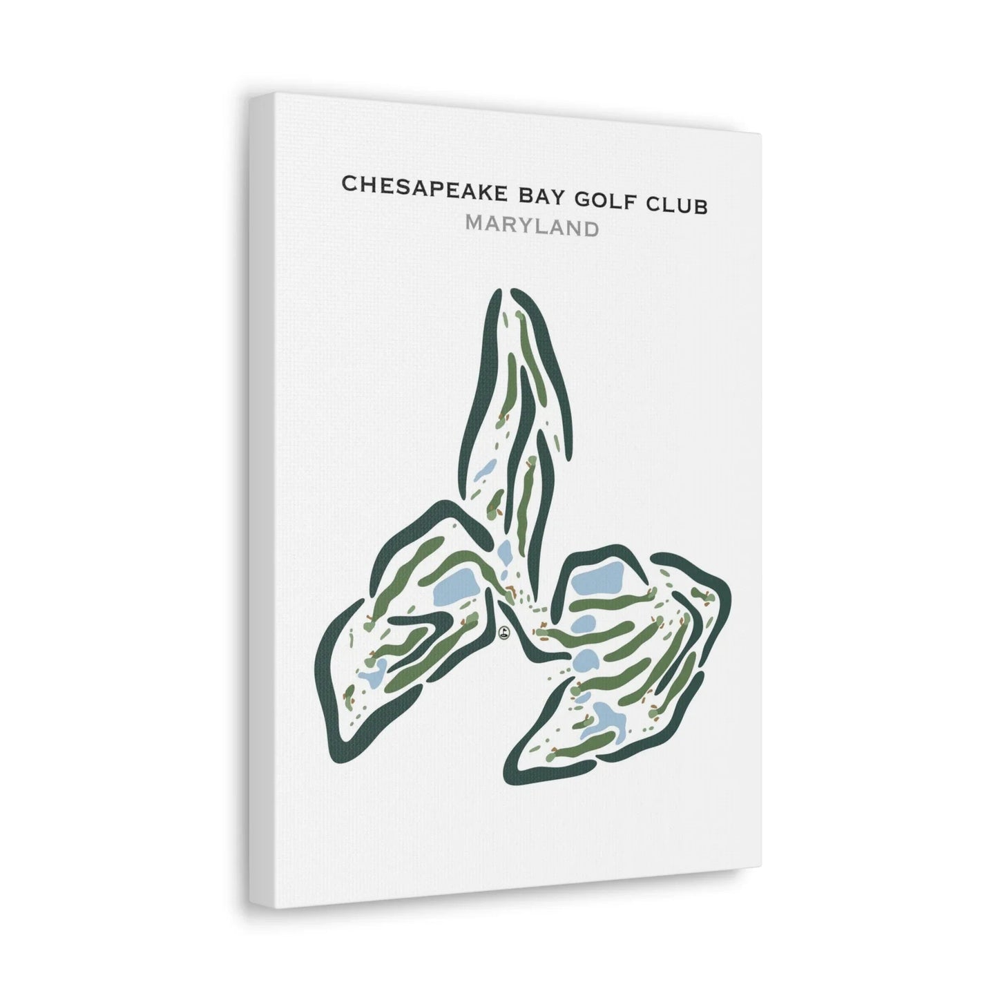 Chesapeake Bay Golf Club, Maryland - Printed Golf Courses