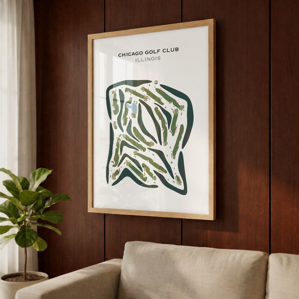 Chicago Golf Club, Illinois - Printed Golf Courses
