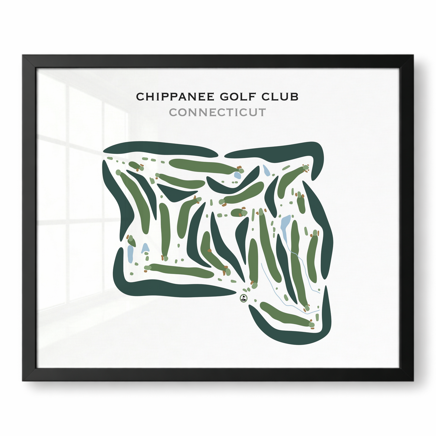 Chippanee Golf Club, Connecticut - Printed Golf Courses