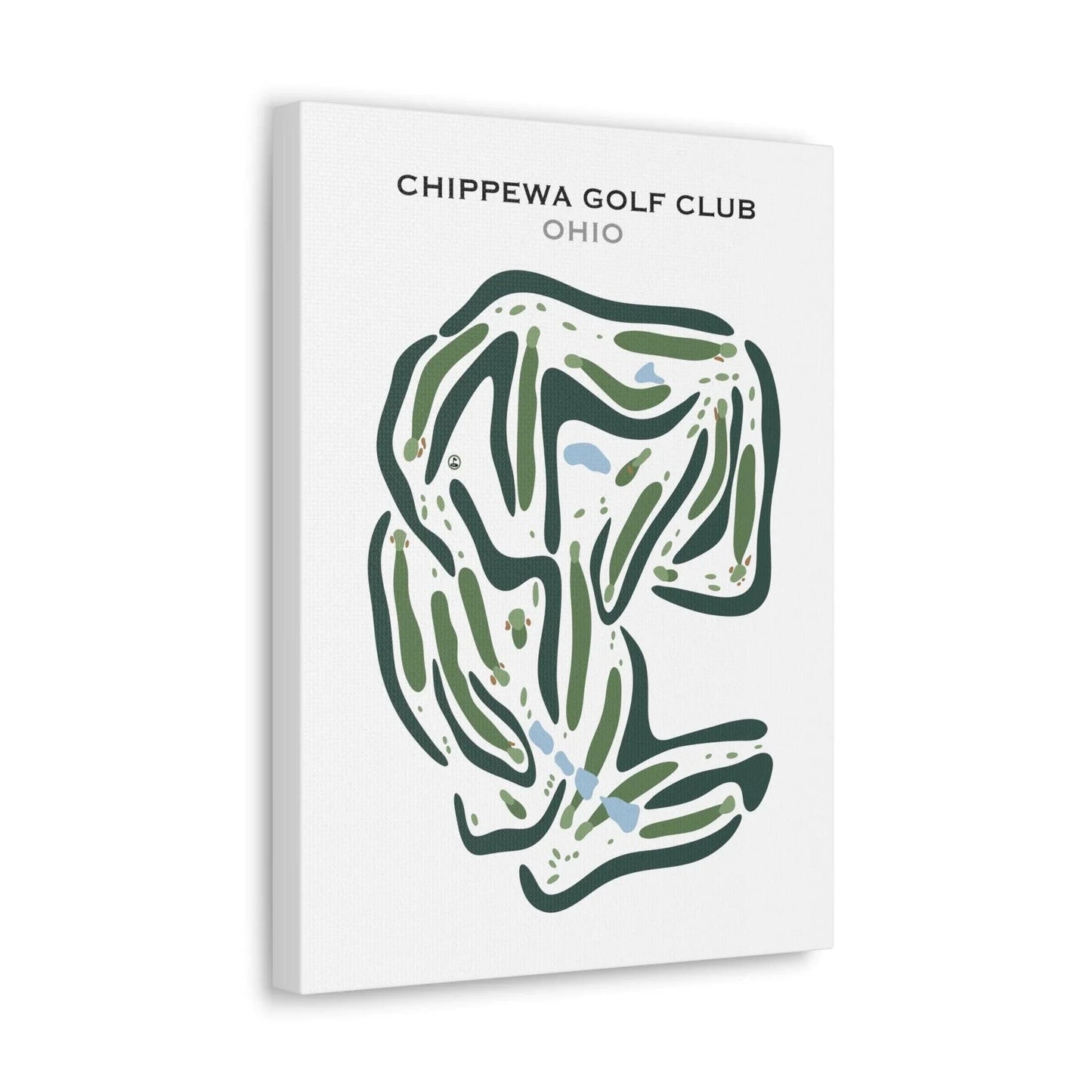Chippewa Golf Club, Ohio - Printed Golf Courses