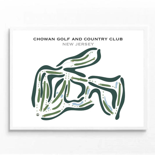 Chowan Golf & Country Club, North Carolina - Printed Golf Courses