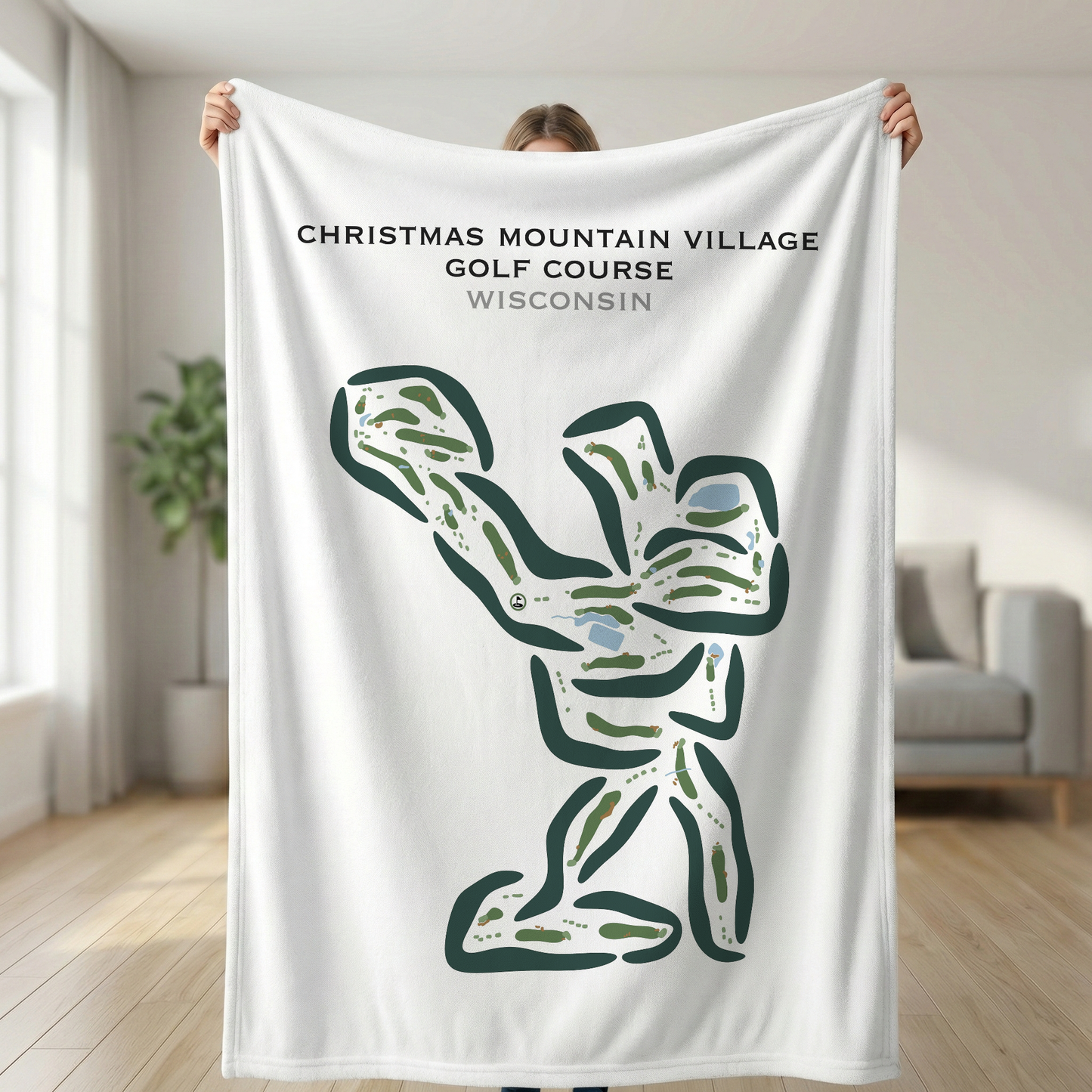 Christmas Mountain Village Golf Course, Wisconsin - Printed Golf Courses