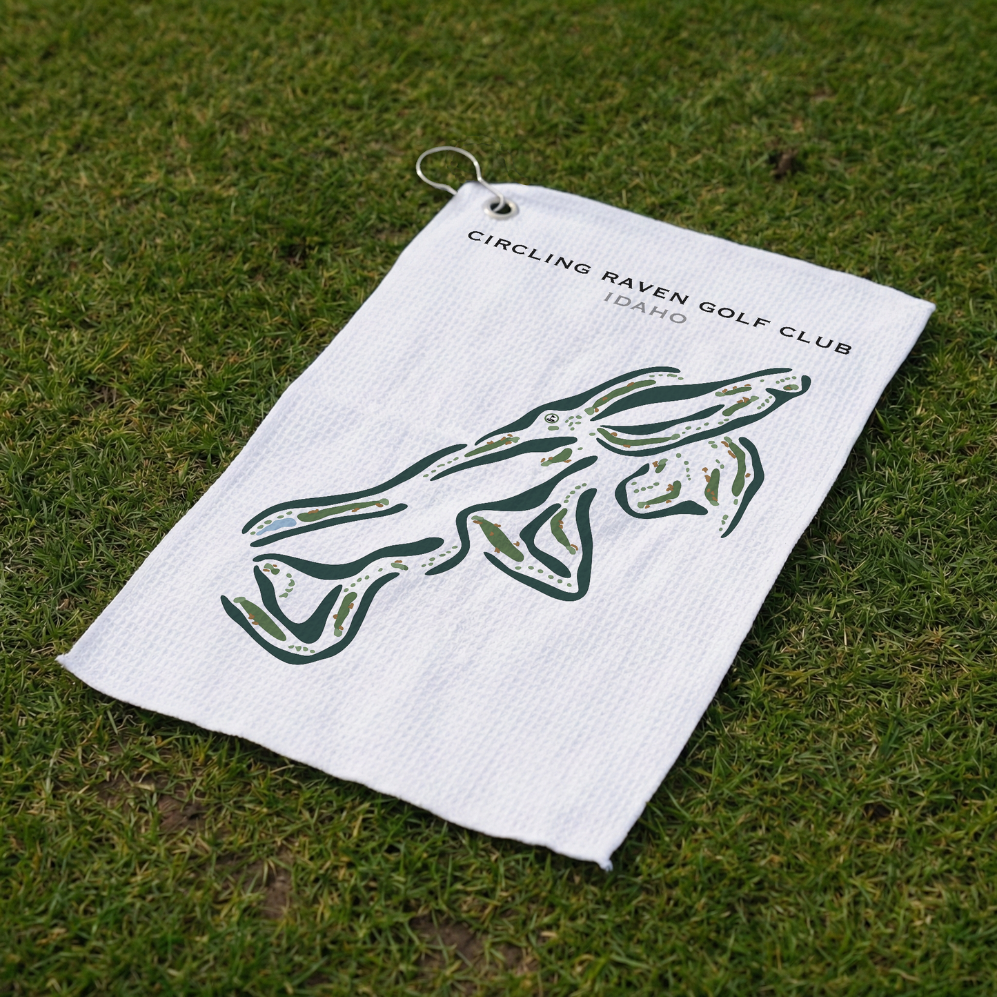 Circling Raven Golf Club, Worley Idaho - Printed Golf Courses