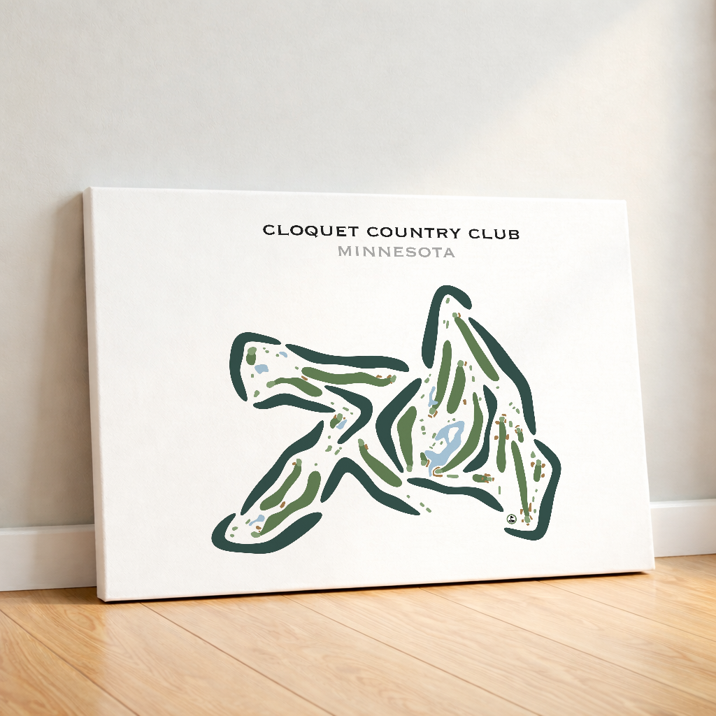 Cloquet Country Club, Minnesota - Printed Golf Courses