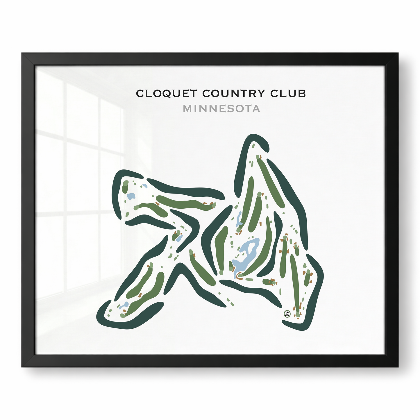 Cloquet Country Club, Minnesota - Printed Golf Courses