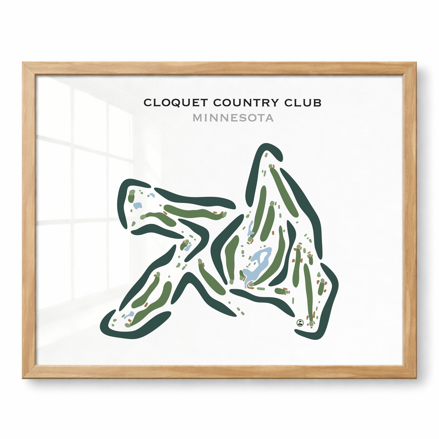 Cloquet Country Club, Minnesota - Printed Golf Courses
