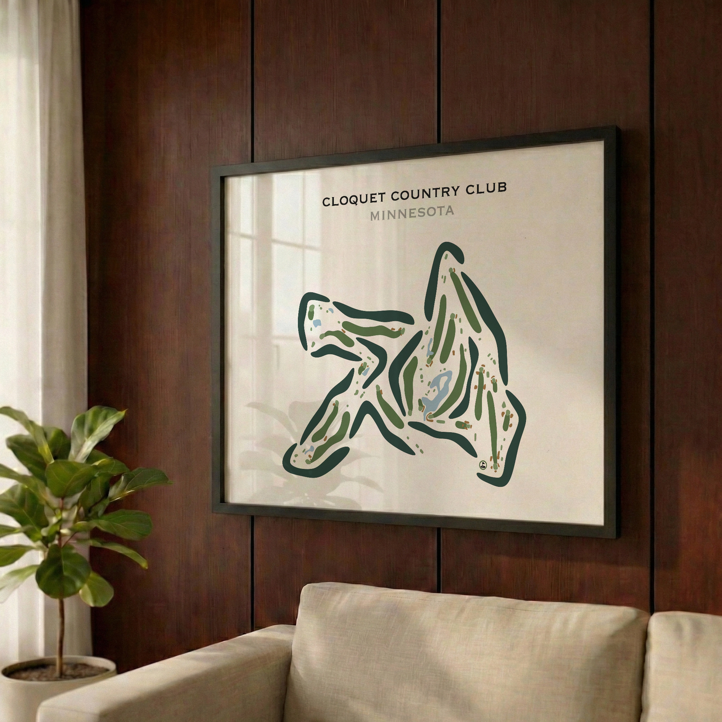 Cloquet Country Club, Minnesota - Printed Golf Courses