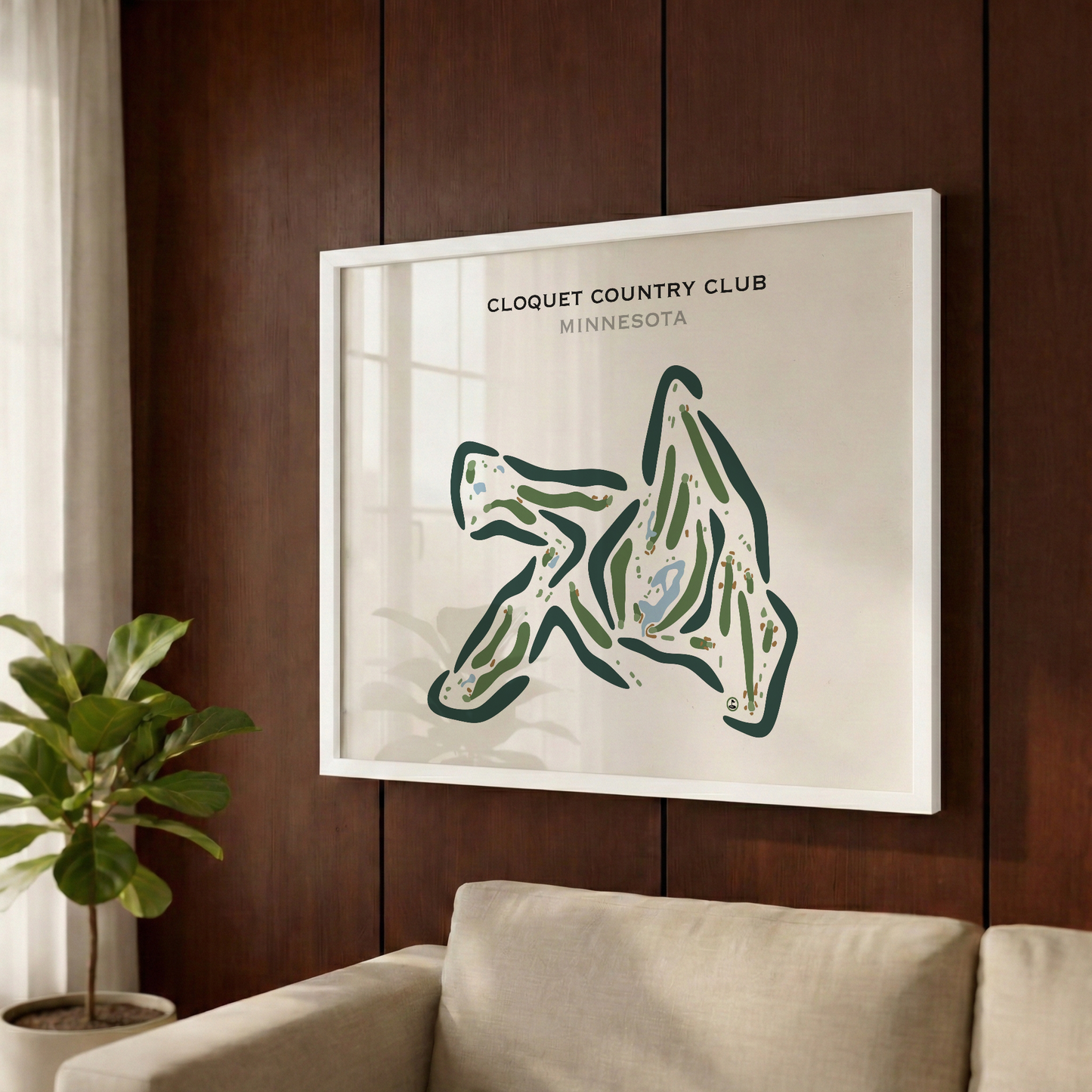 Cloquet Country Club, Minnesota - Printed Golf Courses