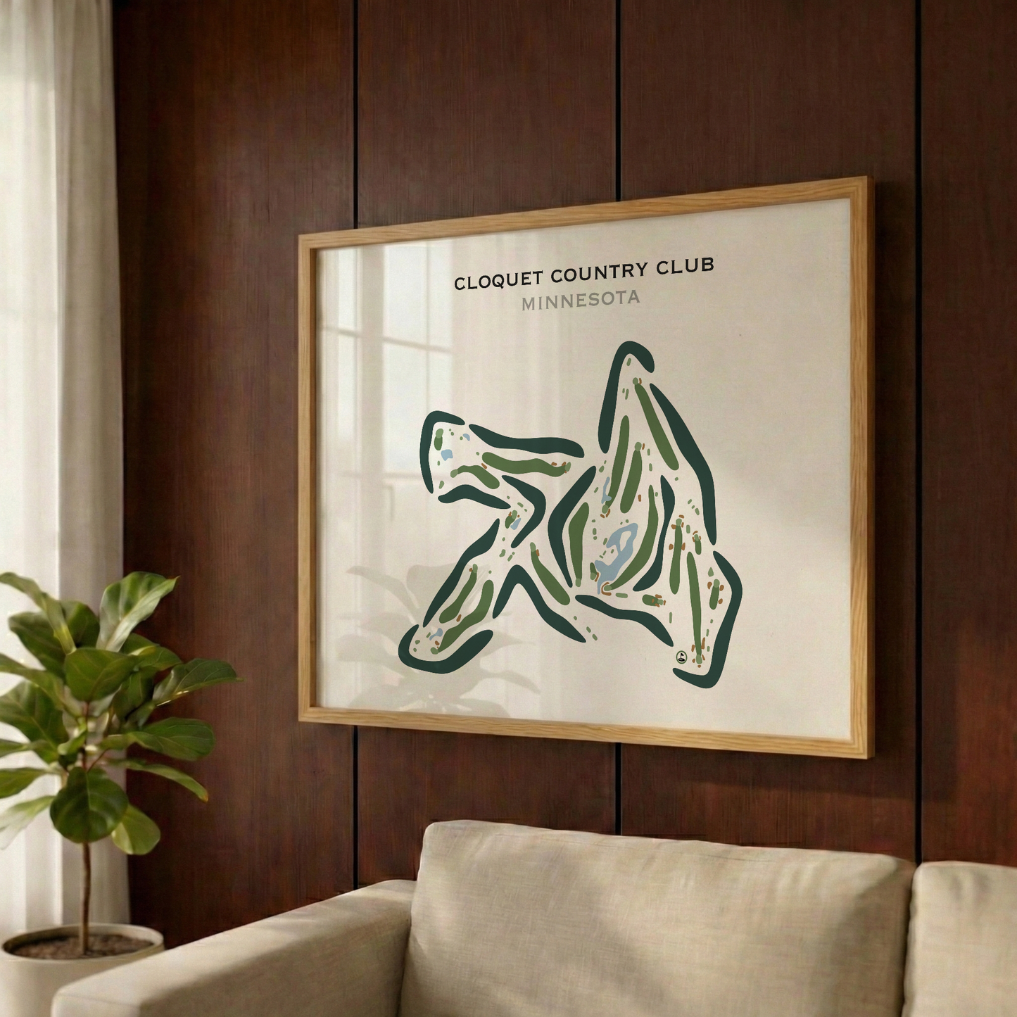 Cloquet Country Club, Minnesota - Printed Golf Courses