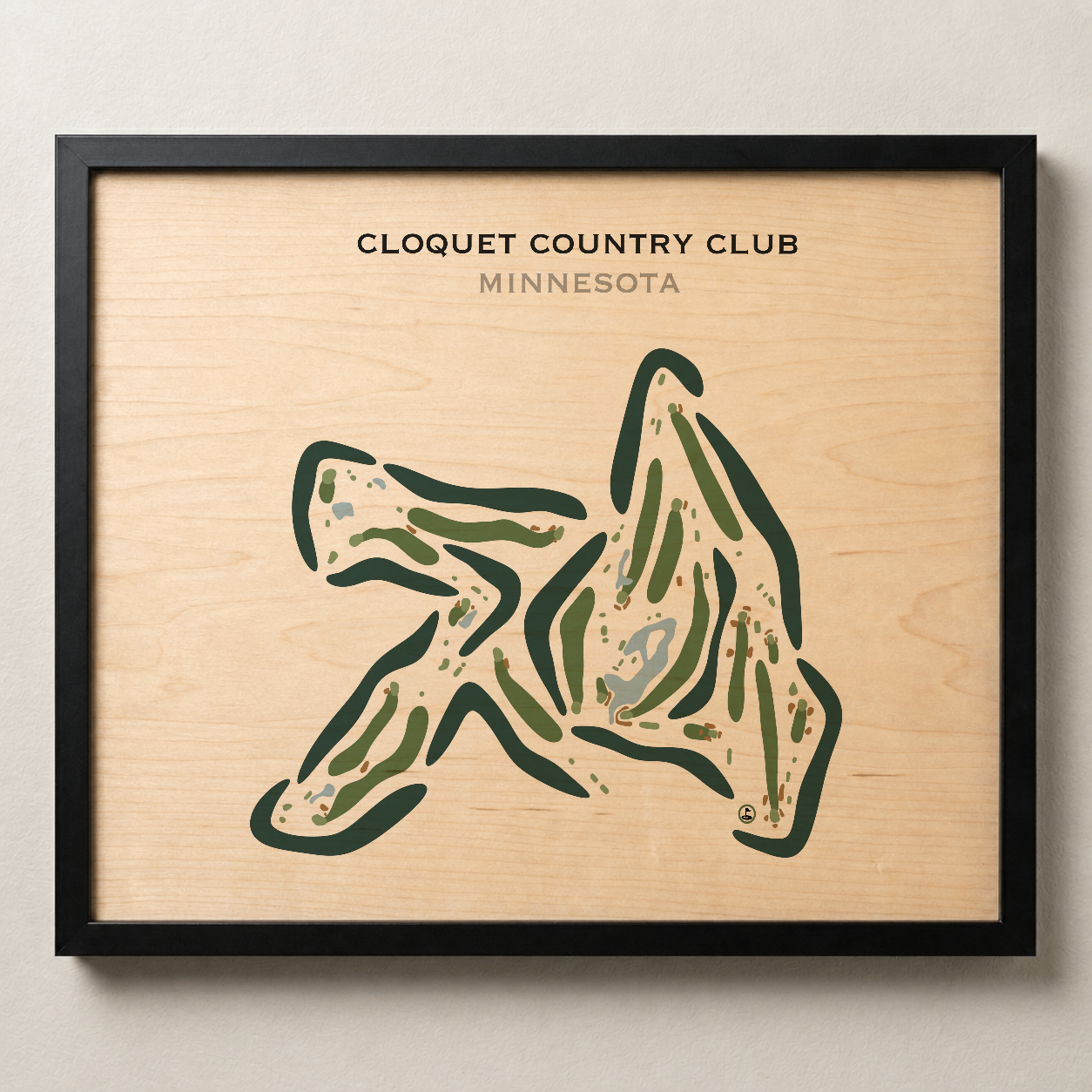 Cloquet Country Club, Minnesota - Printed Golf Courses