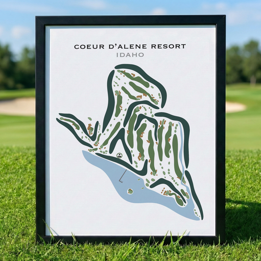Coeur d'Alene Resort, Idaho - Printed Golf Courses
