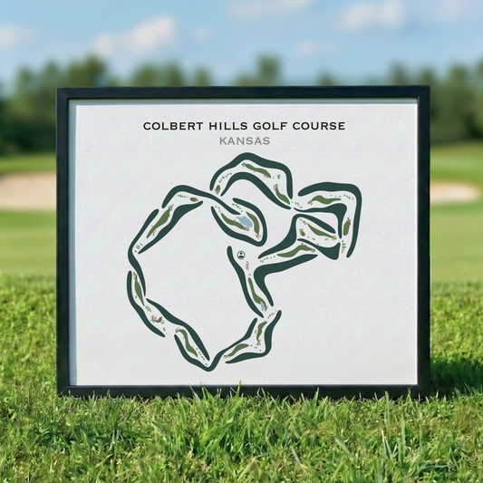 Colbert Hills Golf Course, Kansas - Printed Golf Courses