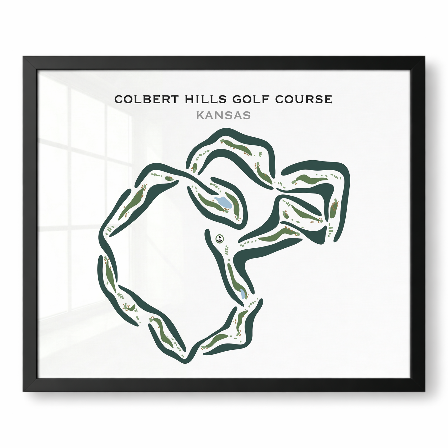 Colbert Hills Golf Course, Kansas - Printed Golf Courses