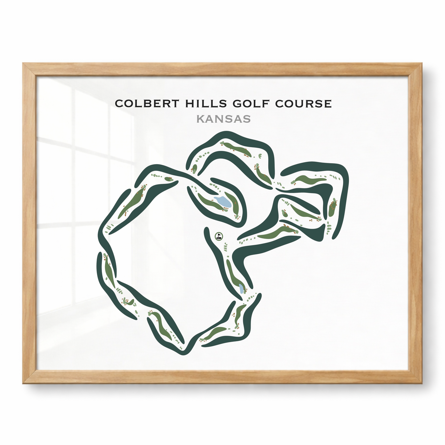Colbert Hills Golf Course, Kansas - Printed Golf Courses