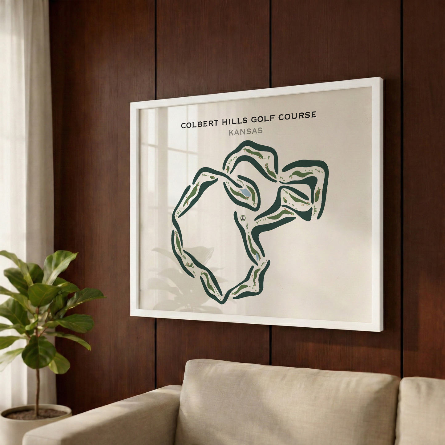 Colbert Hills Golf Course, Kansas - Printed Golf Courses