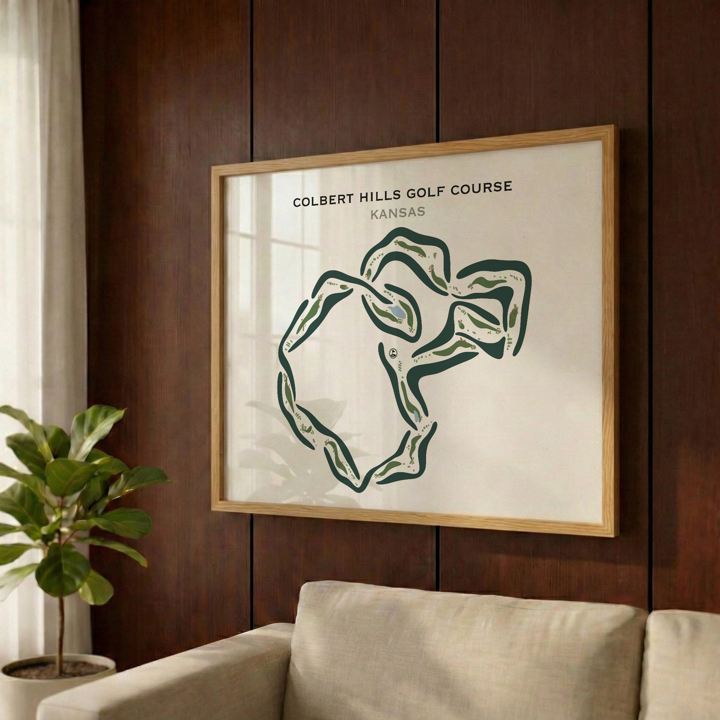 Colbert Hills Golf Course, Kansas - Printed Golf Courses