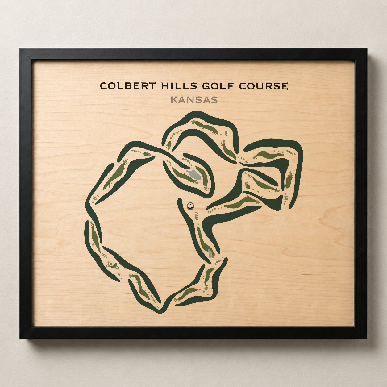 Colbert Hills Golf Course, Kansas - Printed Golf Courses