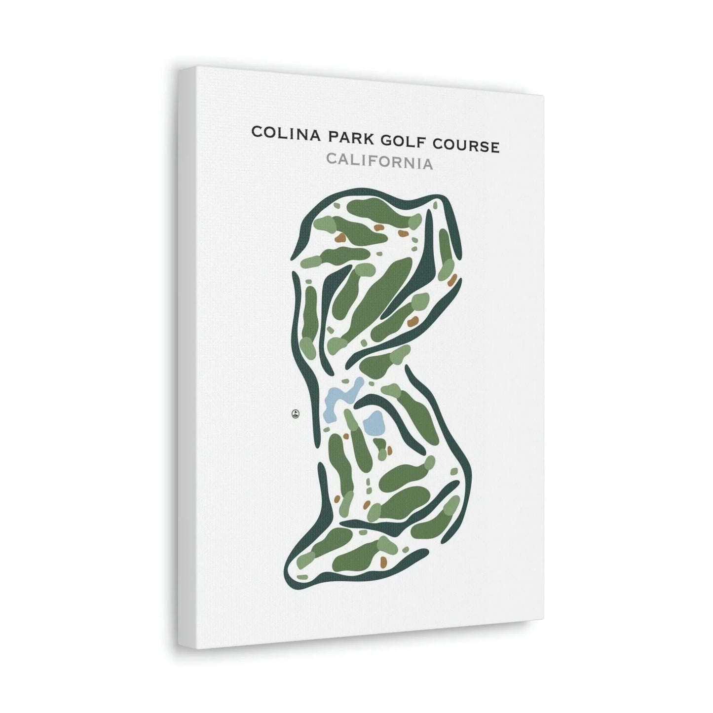 Colina Park Golf Course, California - Printed Golf Courses