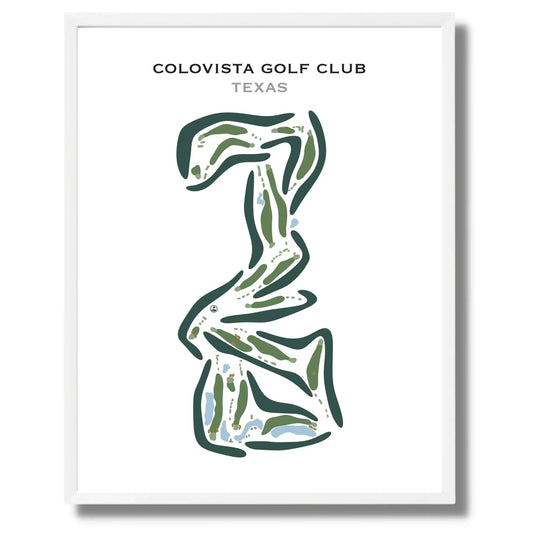 ColoVista Golf Club, Texas - Printed Golf Course