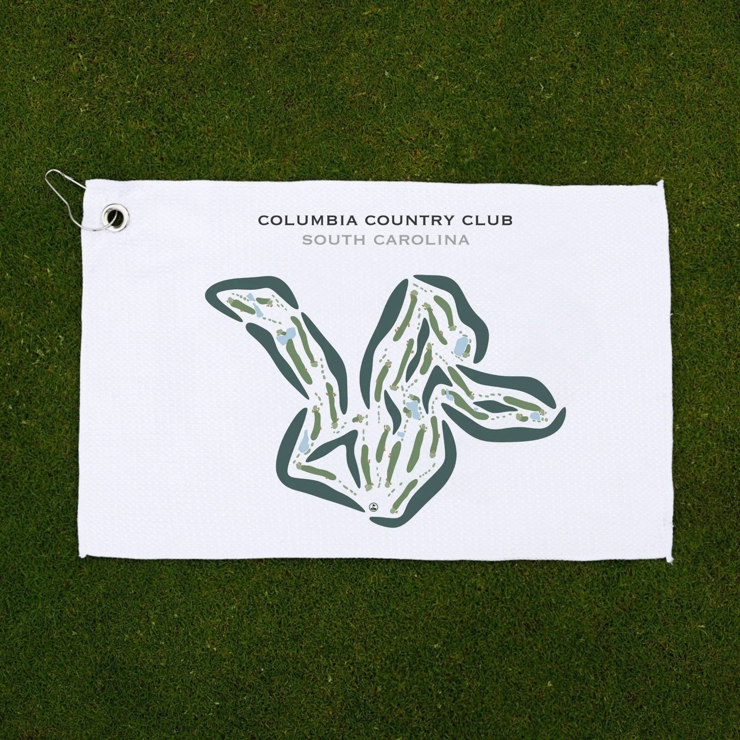 Columbia Country Club, South Carolina - Printed Golf Course
