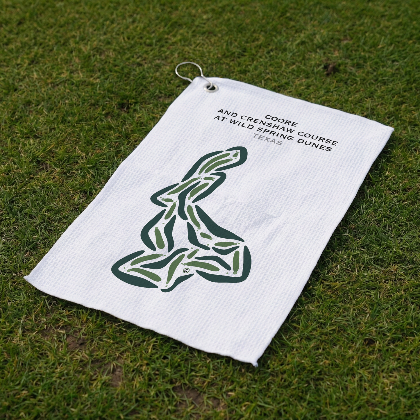 Coore and Crenshaw Course at Wild Spring Dunes Golf Course, Texas - Printed Golf Courses