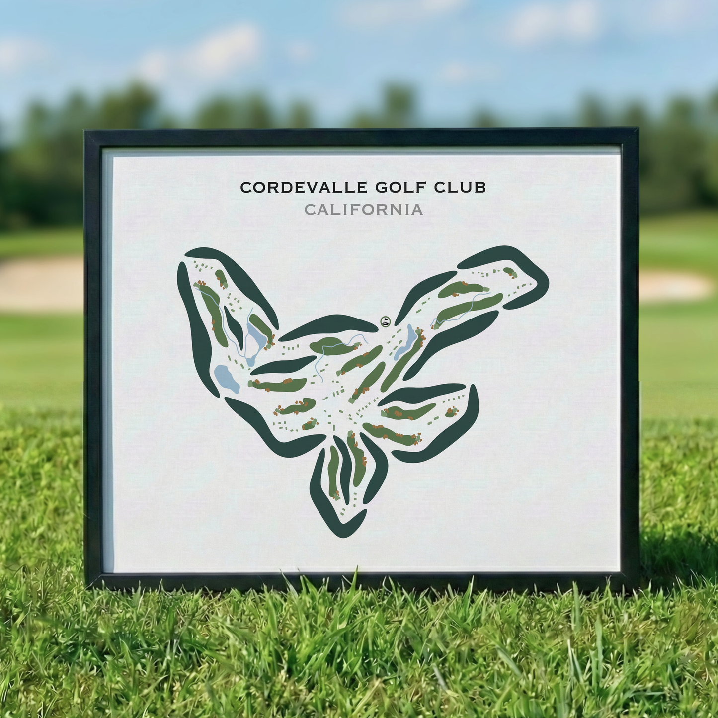 CordeValle Golf Club, California - Printed Golf Courses