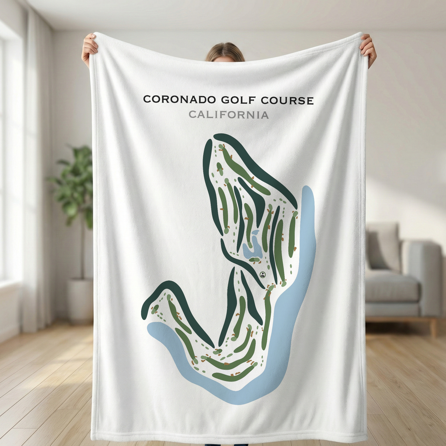 Coronado Golf Course, California - Printed Golf Courses