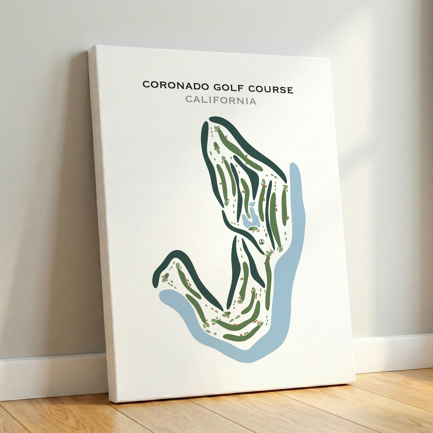 Coronado Golf Course, California - Printed Golf Courses
