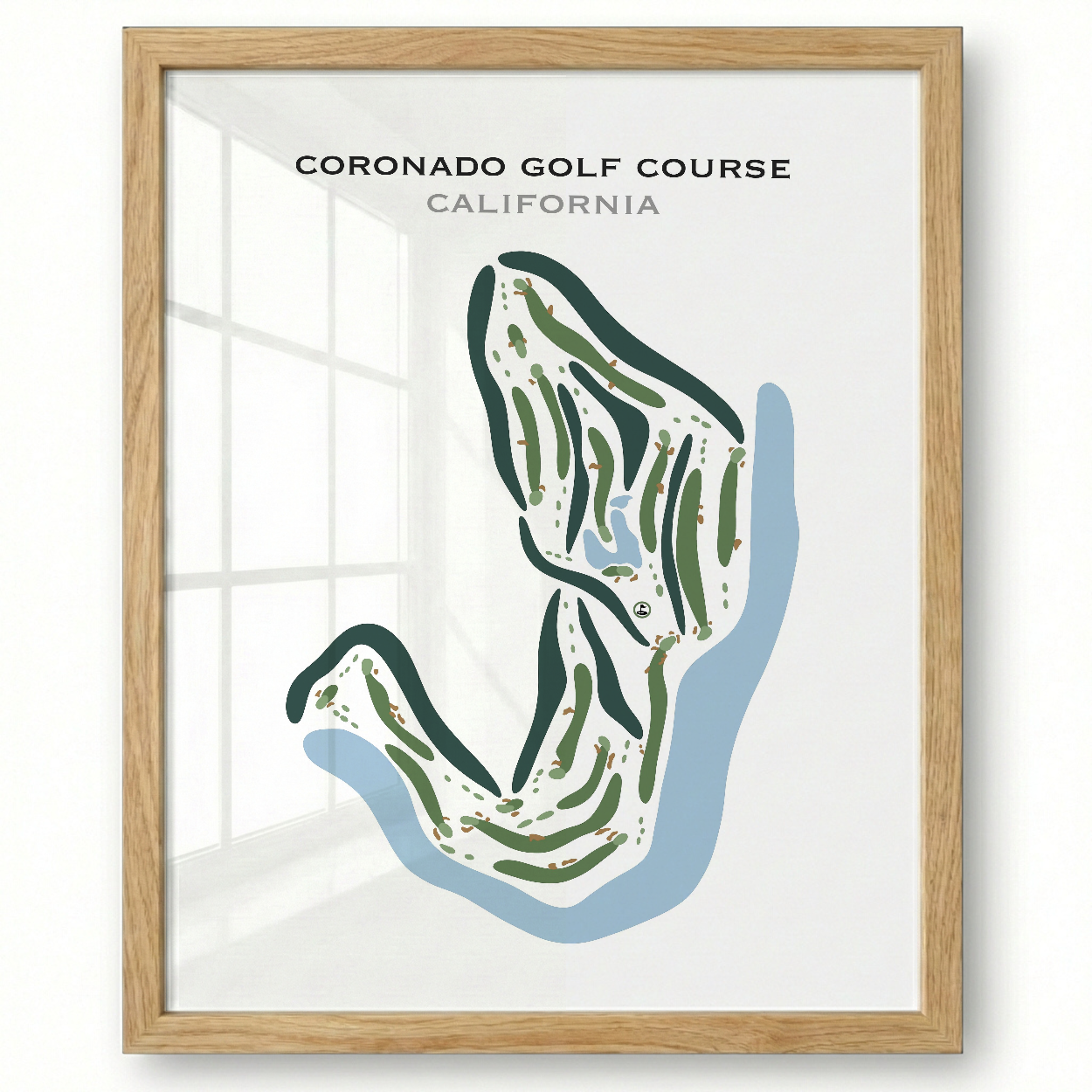 Coronado Golf Course, California - Printed Golf Courses