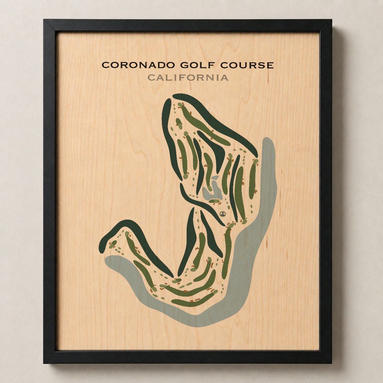 Coronado Golf Course, California - Printed Golf Courses